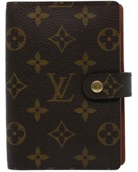 Louis Vuitton - Agenda Cover Canvas Wallet (pre-owned) - Lyst