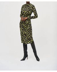 Joseph Ribkoff - Abstract Print Midi Sheath Dress - Lyst