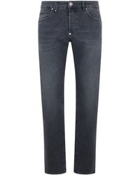 Philipp Plein - Super Straight Cut Jeans Basic - Lyst