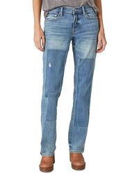 Lucky Brand - Sweet Mid-rise Distressed Straight Leg Jeans - Lyst
