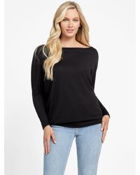 Guess - Ceci Dolman Off-The-Shoulder Top - Lyst