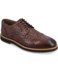 Thomas & Vine - Radcliff Wide Width Woven Wingtip Derby - Lyst