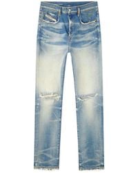 DIESEL - Powder Tapered Jeans With Classic Five-Pocket Design - Lyst