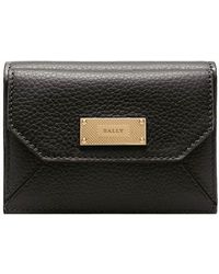 Bally - Leir Suzy 6224590 Black Leather Wallet - Lyst