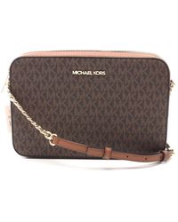 Michael Kors - Jet Set Pvc Leather Shoulder Bag - Lyst