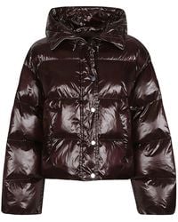 Pinko - Glossy Impasto Down Polyamide Jacket - Lyst