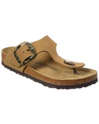 Birkenstock - Gizeh Big Buckle Leather Sandal - Lyst