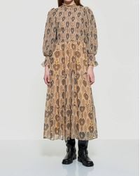 Antik Batik - Long-sleeve Animal Maxi Dress - Lyst