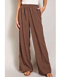 Eesome - Retro Print Trousers - Lyst