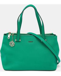 DKNY - Leather Bryant Park Double Zip Tote - Lyst