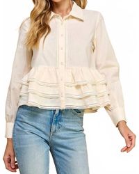 TCEC - Ruffle Blouse - Lyst