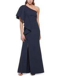 Vince Camuto - Ruffled Polyester Evening Dress - Lyst