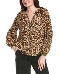 Tahari - Button Down Blouse - Lyst