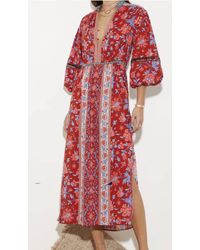 BOTEH - Marguerite Maxi Smock Dress - Lyst