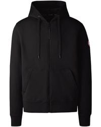 Canada Goose - High Collar Full-Zip Hoodie With Kangaroo Pocket - Lyst