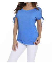 Angel - Beaded Cold Shoulder Top - Lyst