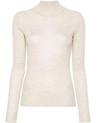 JOSEPH - High-Neck Cashmere Knitwear Jumper - Lyst