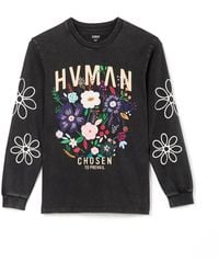 HVMAN - Long Sleeve Crew Neck Tee - Lyst