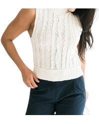 falcon park - Autumn Knit Top - Lyst