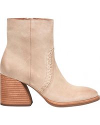 Kork-Ease - Shilo Leather Block Heel Booties - Lyst