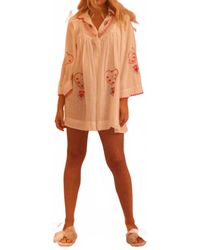 Kinga Csilla - Minnie Embroidered Halle Mini Dress - Lyst