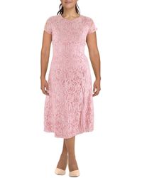 Alexia Admor - Riley Lace Long Fit & Flare Dress - Lyst