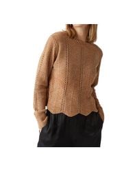 Michael Stars - Lakin Cropped Crew Neck Pullover - Lyst