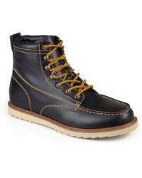 Vance Co. - Wyatt Faux Leather Casual And Fashion Sneakers - Lyst