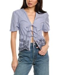 Estellina - Embroidered Top - Lyst