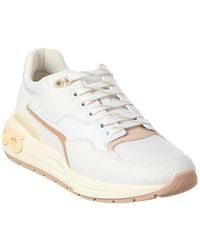 Ferragamo - Cosma Leather Sneaker - Lyst