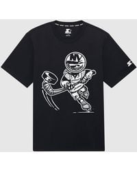 Starter - New York Islanders Faceoff Short Sleeve Crew Neck Tee - Lyst
