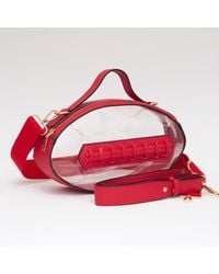 Fashnzfab - Football Shaped Transparent Crossbody Bag - Lyst