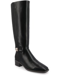 Journee Collection - Collection Tru Comfort Foam Londyn Wide Width Wide Calf Boots - Lyst