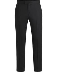 HUGO - Slim-Fit Suit Trousers - Lyst