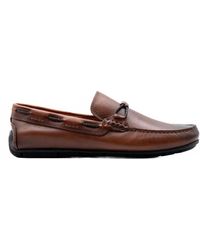Martin Dingman - Bermuda Pebble Grain Braided Bit Loafers - Lyst