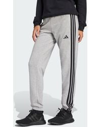adidas Originals - Essentials 3-Stripes French Terry Cuffed Pants - Lyst