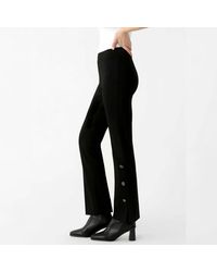 Lisette - Hollywood Mini-flare Pant W/button Detail - Lyst