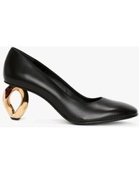 JW Anderson - Chain Heel Leather Pumps - Lyst