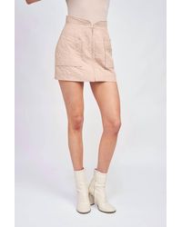 En Saison - Journee Mini Skirt - Lyst