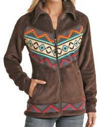 Powder River - Aztec Micro Fur Jacket - Lyst