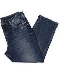 Silver Jeans Co. - Plus Mid-rise Stretch Capri Jeans - Lyst