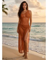 TRUEDAMES - Mesh 3 Piece Bikini Set - Lyst