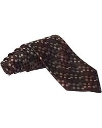 Zilli - Diamond Grid Silk Tie - Lyst