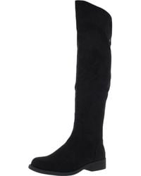 Sun & Stone - Allicce Faux Suede Casual Over-the-knee Boots - Lyst