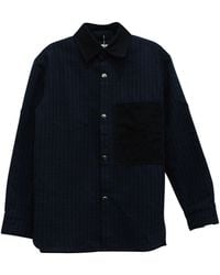 Acne Studios - Checkered Print Button Down Shirt - Lyst