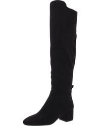 MICHAEL Michael Kors - Braden Faux Suede Zip Up Over-The-Knee Boots - Lyst