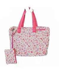 Pretty Simple - Presley Puffer Nylon Quilted Tote Bag - Lyst