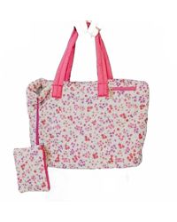 Pretty Simple - Presley Puffer Nylon Quilted Tote Bag - Lyst