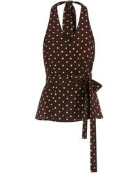 P.A.R.O.S.H. - P. A.R. O.S. H. Silk Tank Tops - Lyst