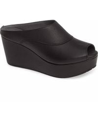 Chocolat Blu - Wind Platform Wedge Mules - Lyst